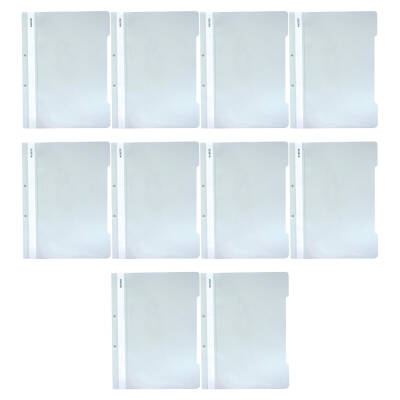 Leitz Telli Dosya, 10 Adet, 50'li Paket, A4, 2 Delikli, Beyaz - 2