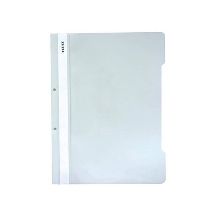 Leitz Telli Dosya, 10 Adet, 50'li Paket, A4, 2 Delikli, Beyaz - 3
