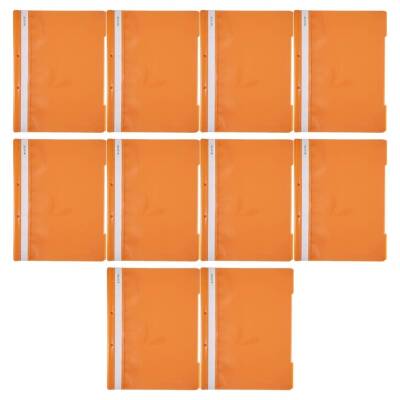 Leitz Telli Dosya, 10 Adet, 50'li Paket, A4, 2 Delikli, Turuncu - 2