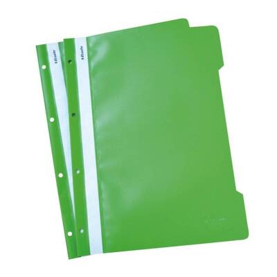 Leitz Telli Dosya, 10 Adet, 50'li Paket, A4, 2 Delikli, Yeşil - 3