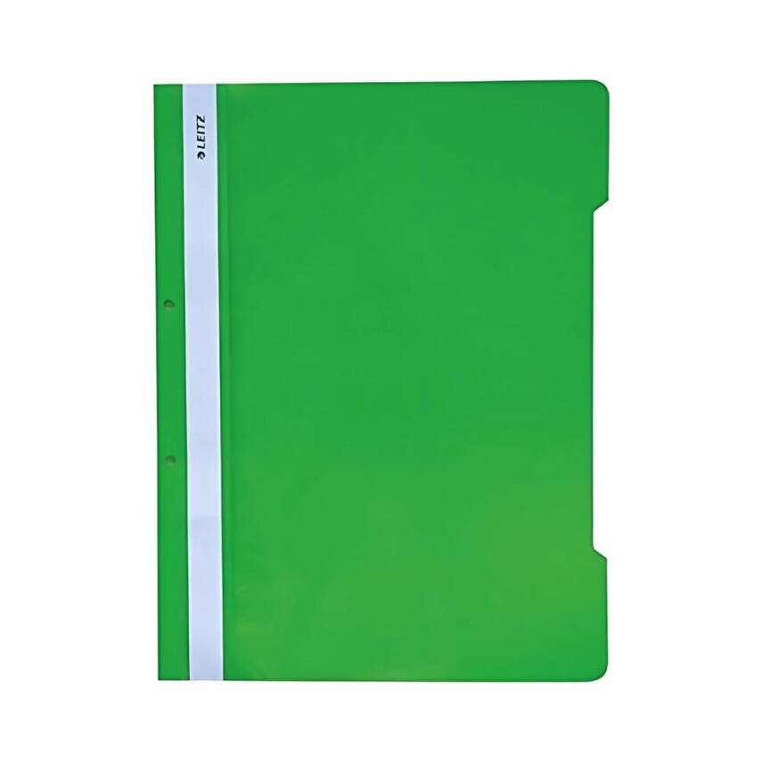 Leitz Telli Dosya, 10 Adet, 50'li Paket, A4, 2 Delikli, Yeşil - 4