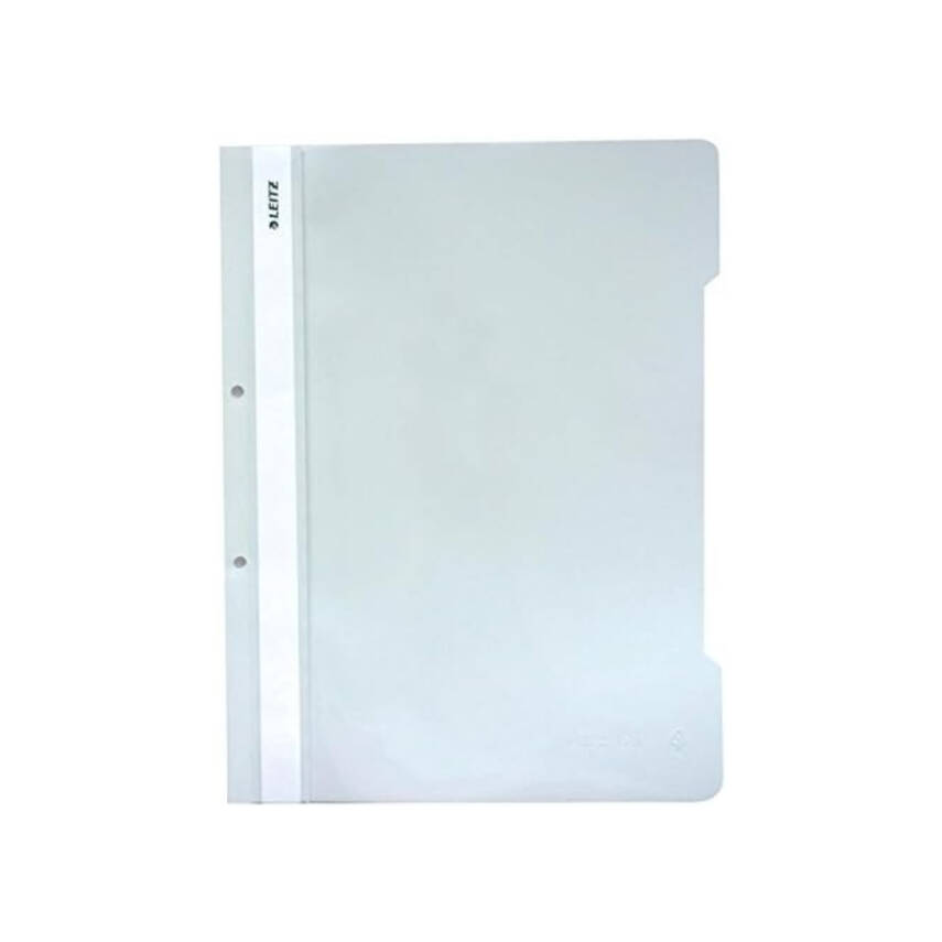 Leitz Telli Dosya, Beyaz, 50'li Paket, A4 Boyut, 2 Delikli Yapı - 2