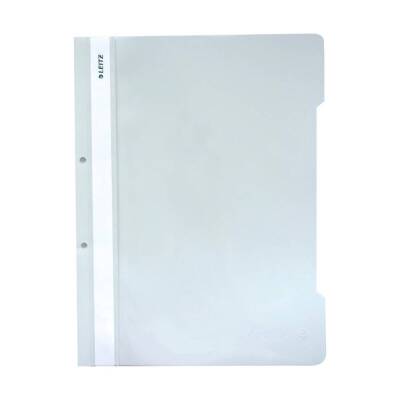 Leitz Telli Dosya, 50'li Paket, A4 Boyut, 2 Delikli Yapı, Beyaz - Leitz