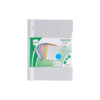Leitz Telli Dosya, 50'li Paket, A4 Boyut, 2 Delikli Yapı, Gri - 2