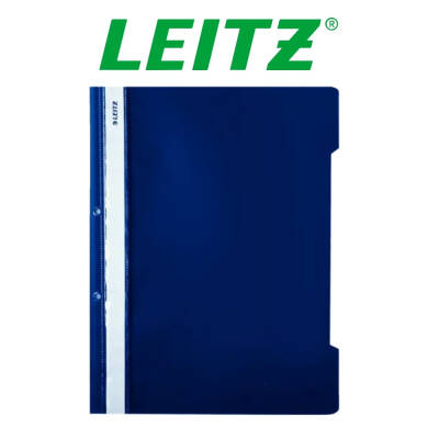 Leitz Telli Dosya, 50'li Paket, A4 Boyut, 2 Delikli Yapı, Lacivert - 3