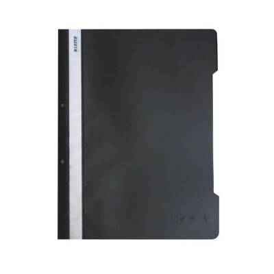 Leitz Telli Dosya, 50'li Paket, A4 Boyut, 2 Delikli Yapı, Siyah - Leitz