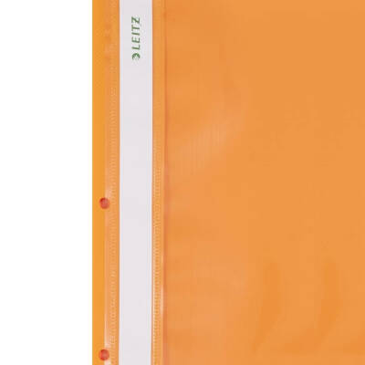 Leitz Telli Dosya, Turuncu, 50'li Paket, A4 Boyut, 2 Delikli Yapı - 3