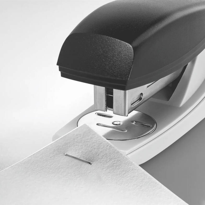 Leitz Mini Zımba Makinesi, 10 Sayfa Kapasiteli, No:24/6 Tel, Kırmızı - 2