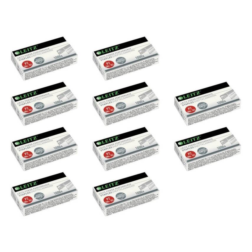 Leitz Zımba Teli No: 10, 1000 Adet, 10 Adet Kutu, Dayanıklı Kullanım - 2