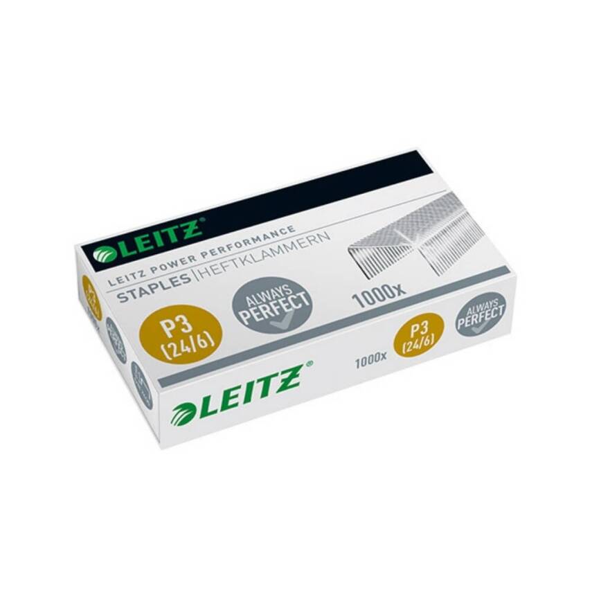 Leitz Zımba Teli No:24/6, 1000 Adet, Yüksek Kalite, Dayanıklı Kullanım - 1