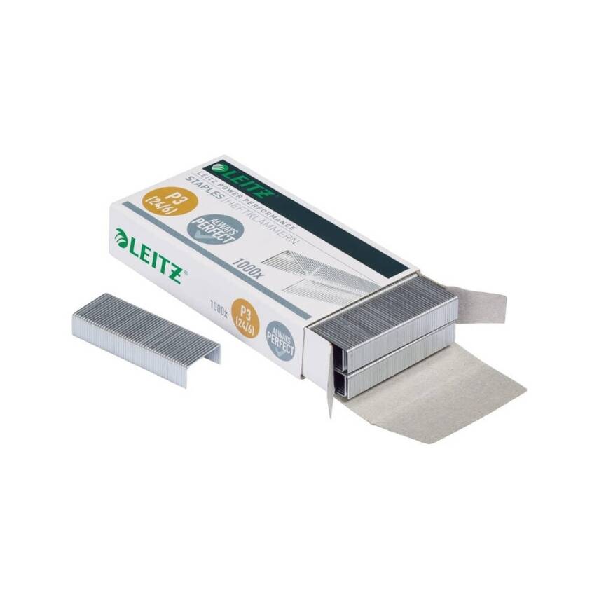 Leitz Zımba Teli No:24/6, 1000 Adet, Yüksek Kalite, Dayanıklı Kullanım - 2