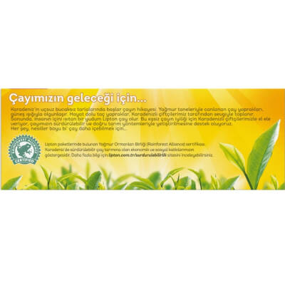 Lipton Bardak Poşet Çay, Yellow Label, 100'lü Paket, Lezzetli - 3