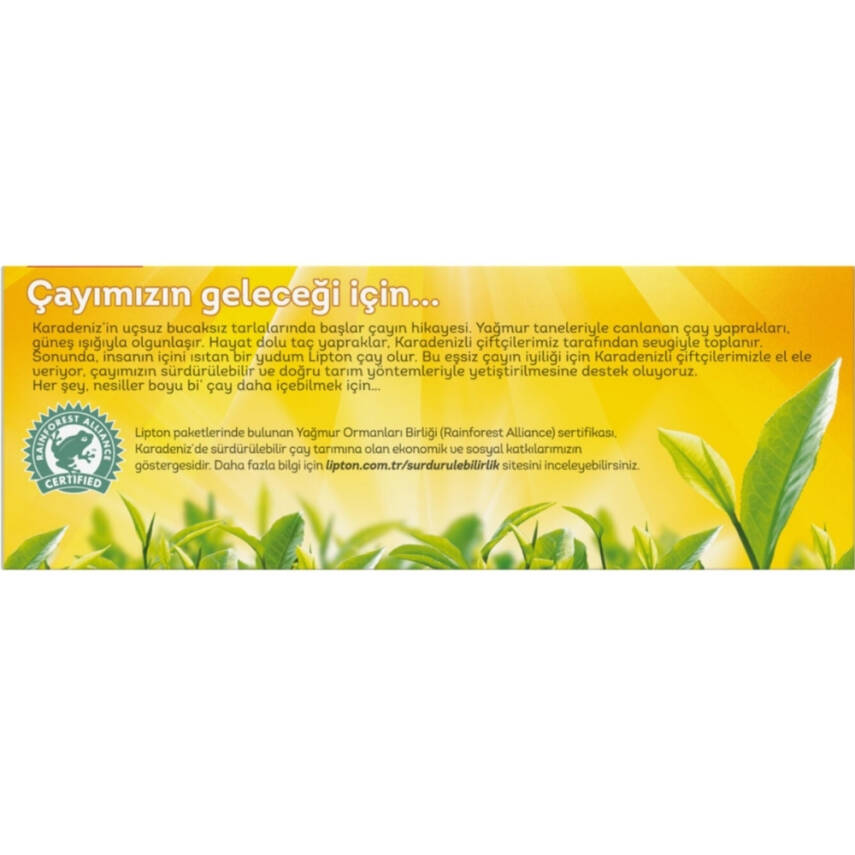 Lipton Bardak Poşet Çay, Yellow Label, 100'lü Paket, Lezzetli - 3