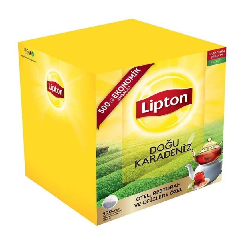 Lipton Demlik Poşet Çay, Doğu Karadeniz, 500'lü Paket, Lezzetli - 1