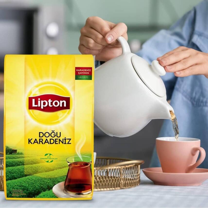 Lipton Dökme Siyah Çay, Doğu Karadeniz, 1000 gram Paket, Lezzetli - 6