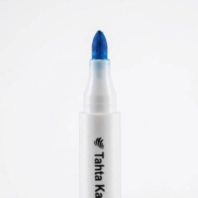 Lotte Board Marker, Su Bazlı İz Bırakmaz Mürekkepli Tahta Kalemi, Mavi - 4