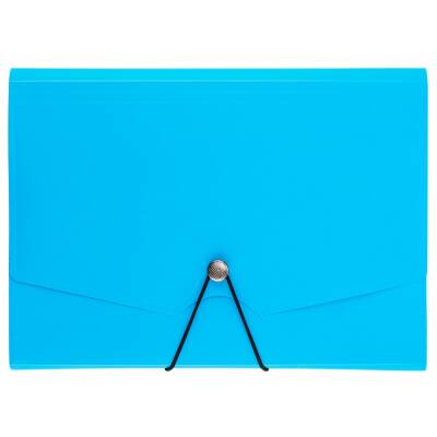 Lotte Körüklü Dosya, A4, 13 Gözlü, Körüklü Mekanizmalı, Renkli Şeffaf - Lotte