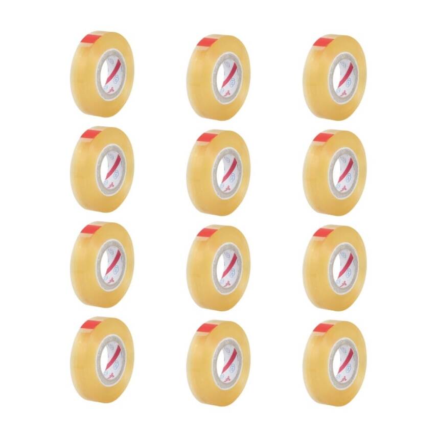 Louis Tape Selefon Bant, 12 Adet, 12 mm x 33 m, Şeffaf, Teneke Kutulu - 2