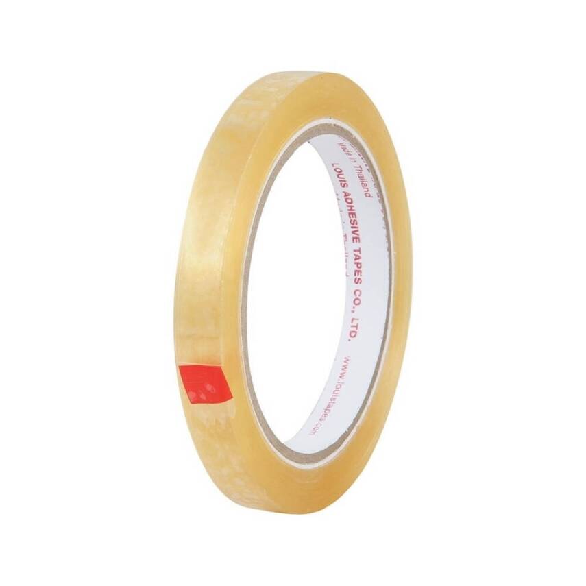 Louis Tape Selefon Bant 12 mm x 66 m, Şeffaf, Kauçuk Yapışkan - 3