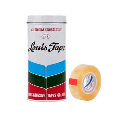 Louis Tape Selefon Bant 18mm x 33m,Şeffaf,Kauçuk Yapışkan, Teneke Kutu - 1