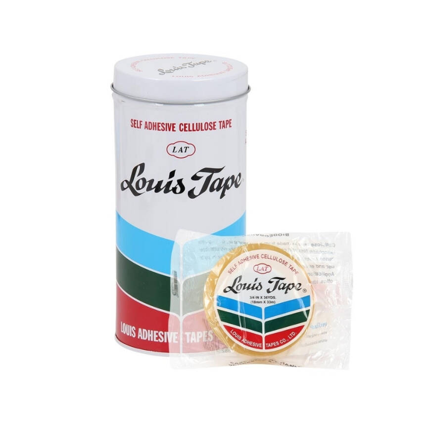 Louis Tape Selefon Bant 18mm x 33m,Şeffaf,Kauçuk Yapışkan, Teneke Kutu - 2