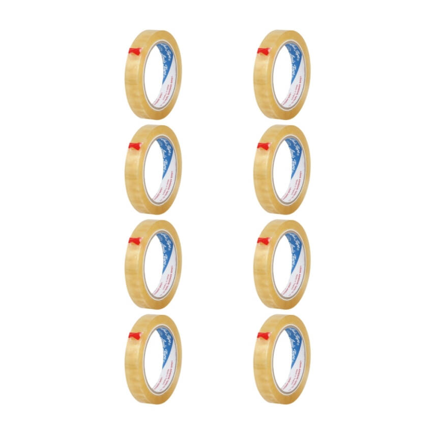 Louis Tape Selefon Bant, 8 Adet, 12mm x 66m, Şeffaf, Teneke Kutulu - 2
