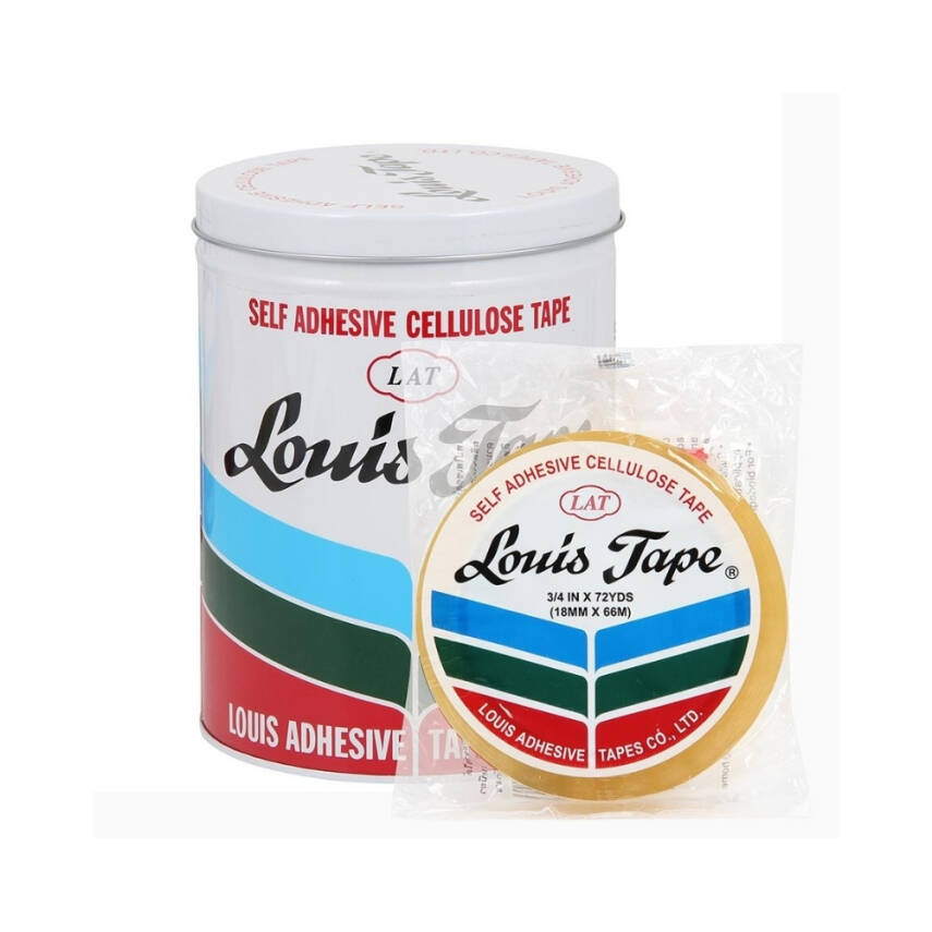 Louis Tape Selefon Bant, 8 Adet, 12mm x 66m, Şeffaf, Teneke Kutulu - 3