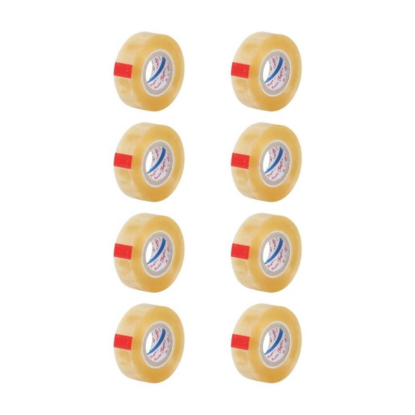 Louis Tape Selefon Bant, 8 Adet, 18 mm x 33 m, Şeffaf, Teneke Kutulu - 2