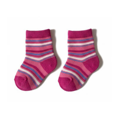 Meristanbul Bebek Çorap Seti, 0-3 ay, 3'lü, Kalp, Kelebek ve Çizgili - 3