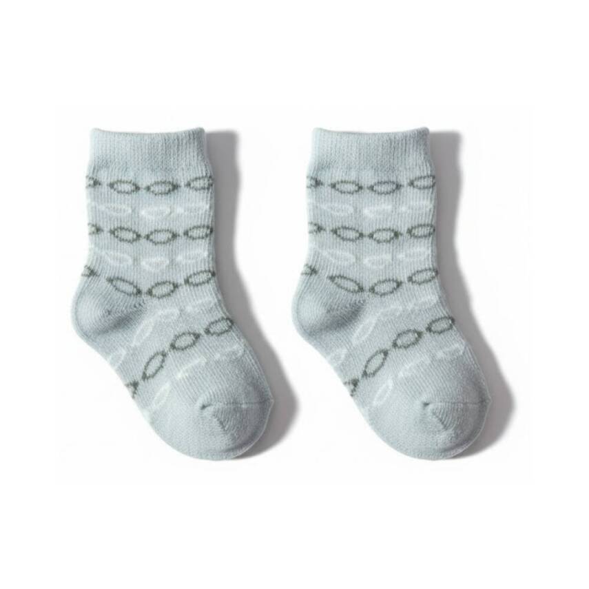 Meristanbul Bebek Çorap Seti, 0-3 ay, 3'lü, Yengeç, Yelken ve Gözlük - 3