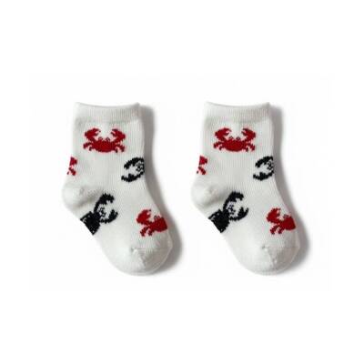 Meristanbul Bebek Çorap Seti, 0-3 ay, 3'lü, Yengeç, Yelken ve Gözlük - 5