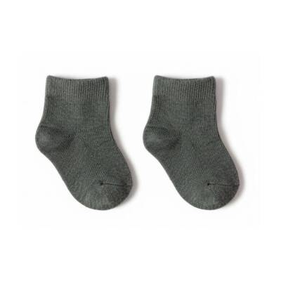 Meristanbul Bebek Çorap Seti, 3-6 ay, 3'lü, Kırmızı, Gri ve Beyaz - 3