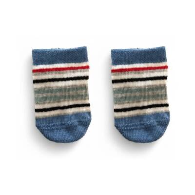 Meristanbul Bebek Çorap Seti, 9-12 ay, 3'lü, Traktör, Köpek ve Çizgili - 3