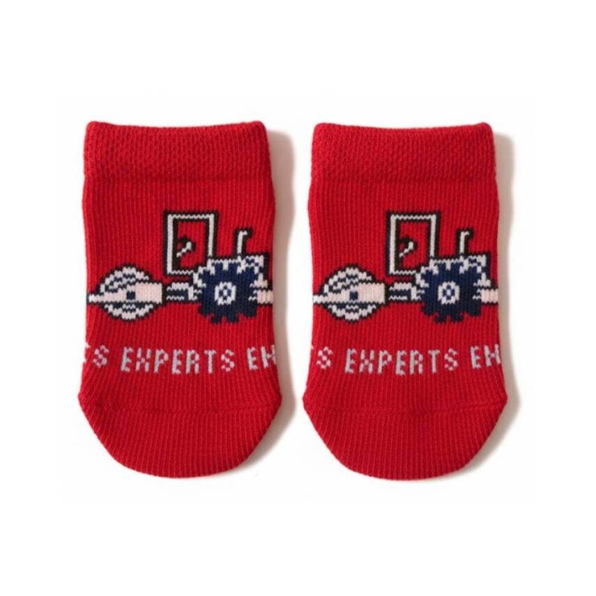 Meristanbul Bebek Çorap Seti, 9-12 ay, 3'lü, Traktör, Köpek ve Çizgili - 2