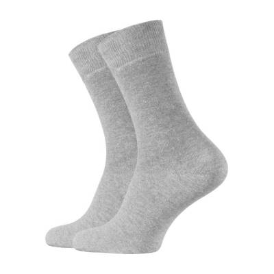 Meristanbul Business Çorap, 39-42, Yumuşak Pamuk Karışımlı, Açık Gri - Meristanbul