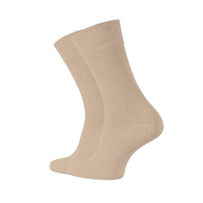 Meristanbul Business Çorap, 39-42, Yumuşak Pamuk Karışımlı, Bej - Meristanbul