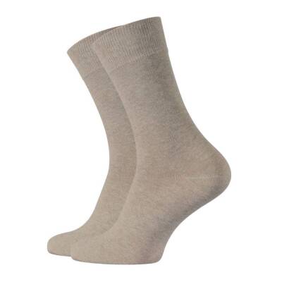 Meristanbul Business Çorap, 39-42, Yumuşak Pamuk Karışımlı, Sütlükahve - Meristanbul