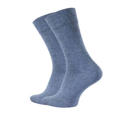Meristanbul Business Çorap, 43-46, Yumuşak Pamuk Karışımlı, Açık Mavi - Meristanbul