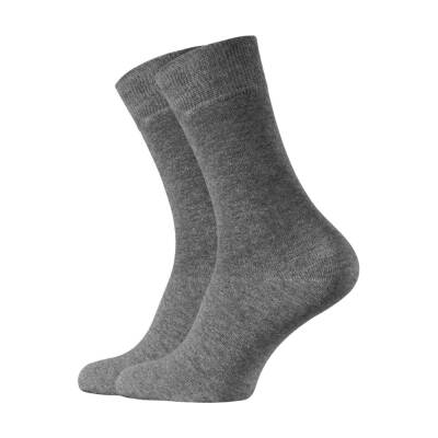 Meristanbul Business Çorap, 43-46, Yumuşak Pamuk Karışımlı, Koyu Gri - Meristanbul