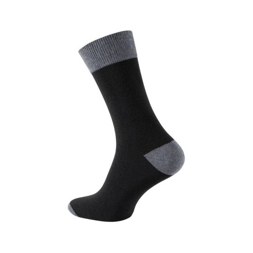 Meristanbul Pamuklu Çorap, 43-46, Kuru Kafa Desenli, 4'lü, Yumuşak - 3