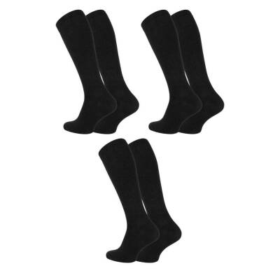 Meristanbul Seyahat Çorabı, 3 Adet, 39-42, %65 Pamuklu Çorap, Siyah - 2