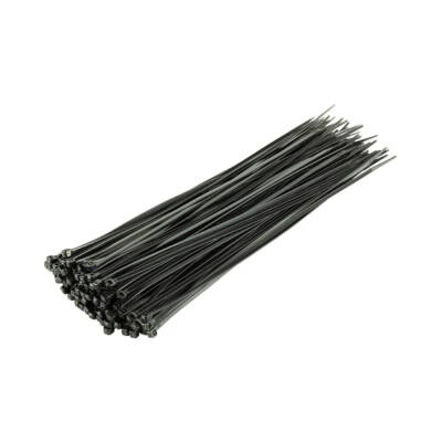Meşem Kablo Bağı, 100'lü Paket Plastik Kelepçe, 3.6 mm, 200 mm, Siyah - 2