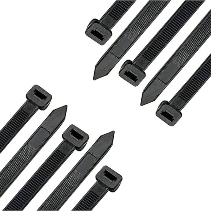 Meşem Kablo Bağı, 100'lü Paket Plastik Kelepçe, 3.6 mm, 200 mm, Siyah - 5