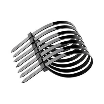Meşem Kablo Bağı, 100'lü Paket Plastik Kelepçe, 3.6 mm, 300 mm, Siyah - 8