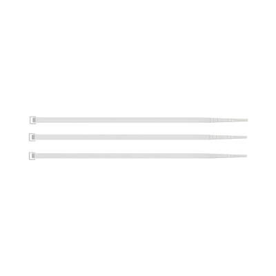 Meşem Kablo Bağı, 100'lü Paket Plastik Kelepçe, 3.6 mm, 370 mm, Beyaz - 2