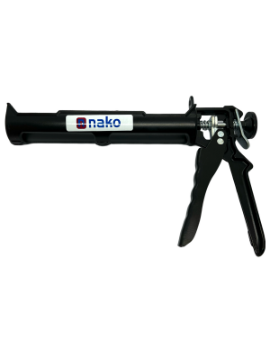 NAKO Metal Silikon Tabancası, Yüksek Kaliteli Alüminyum, Siyah - NAKO