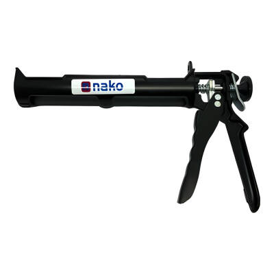 NAKO Metal Silikon Tabancası, Yüksek Kaliteli Alüminyum, Siyah - NAKO