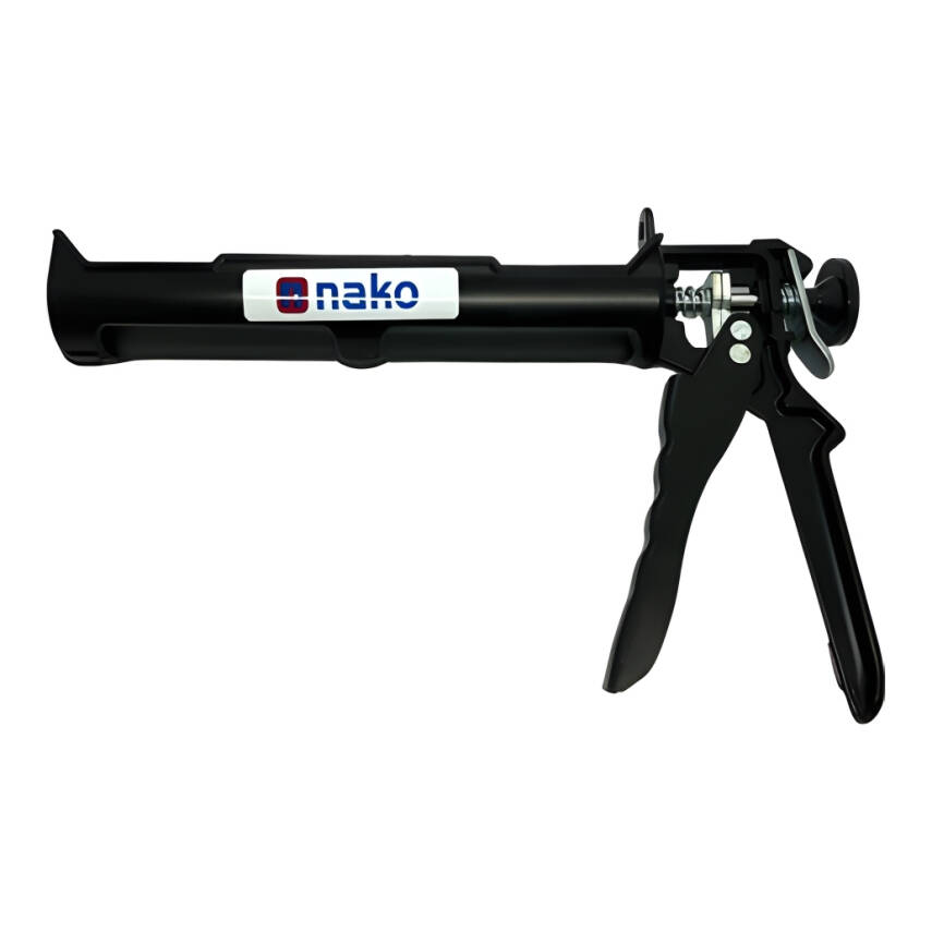 NAKO Metal Silikon Tabancası, Yüksek Kaliteli Alüminyum, Siyah - 1