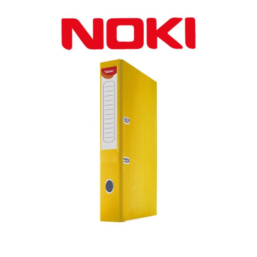 Noki Büro Klasörü, 10 Adet, Dar Çakmaklı, A4 Boyut, Sarı - 2