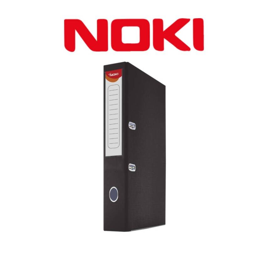 Noki Büro Klasörü, 10 Adet, Dar Çakmaklı, A4 Boyut, Siyah - 2